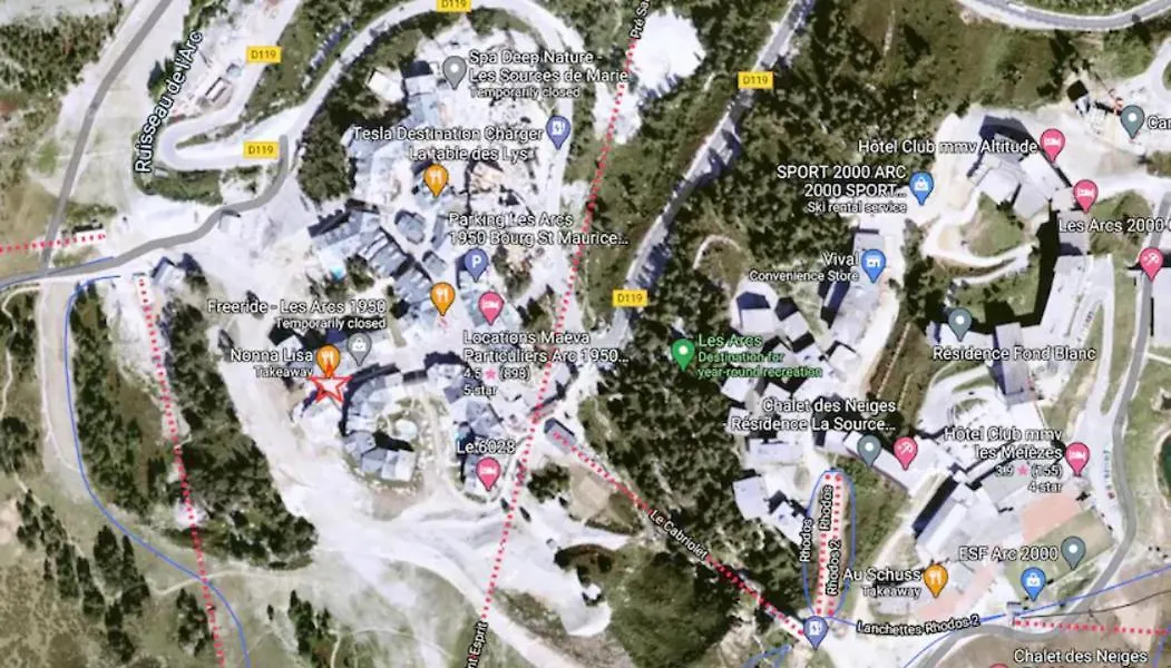 Chalet Mont Blanc - Arc 1950 - Ski-In Ski-Out, 2 Bed Duplex, Sleeps 8 Bourg-Saint-Maurice Apartment